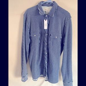 Men's Taylor Stitch western snap hickory striped .